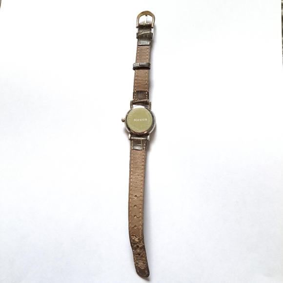 Nexus vintage gold and brown leather band - Picture 5 of 7